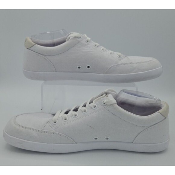 Splay Freestyle 2.0 Men 12 White Barefoot Canvas Shoes Sneakers Minimalist EUC main image 5